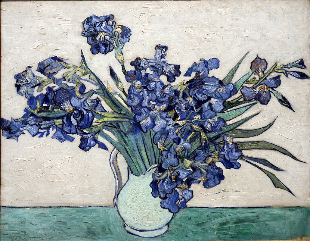 16 Irises - Vincent van Gogh 1890 - New York Metropolitan Museum of Art